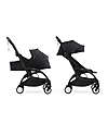 Stokke YOYO5 Stroller Frame - Black -  Seat Pack 6+ - Newborn Pack 0+ - Black Pushchairs