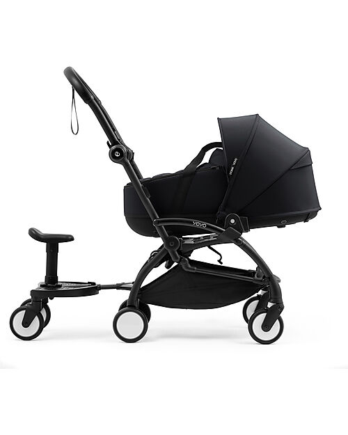 Stokke YOYO5 Stroller Frame - Black -  Seat Pack 6+ - Newborn Pack 0+ - Black Pushchairs