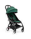 Stokke YOYO5 Stroller Frame - Black -  Seat Pack 6+ - Newborn Pack 0+ - Forest Pushchairs