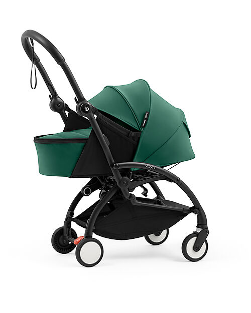 Stokke YOYO5 Stroller Frame - Black -  Seat Pack 6+ - Newborn Pack 0+ - Forest Pushchairs