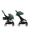 Stokke YOYO5 Stroller Frame - Black -  Seat Pack 6+ - Newborn Pack 0+ - Forest Pushchairs