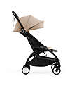 Stokke  YOYO5 Stroller Frame - Black -  Seat Pack 6+ - Newborn Pack 0+ - Taupe Pushchairs