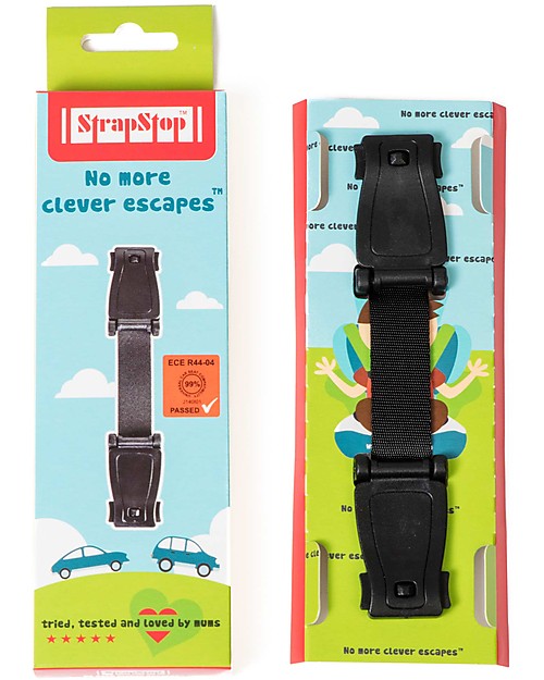 StrapStop Multipurpose Safety Strap StrapStop for Car Seats and Strollers - Black - No more escapes! Accessories