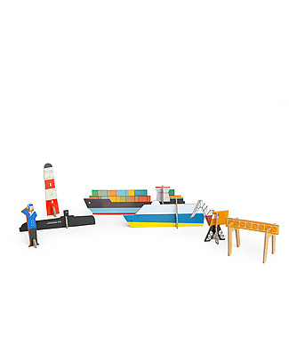 StudioRoof 3D buildable cardboard - Teknika Harbor Art & Craft Kits