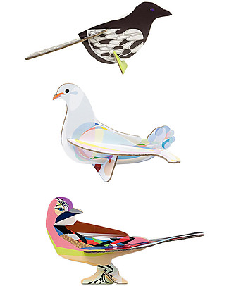 StudioRoof Popout Card Birds Theme - Dove Magpie Jay Paper & Cardboard