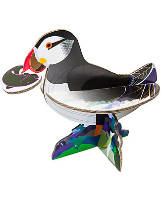 StudioRoof Popout Card Birds Theme - Puffin Jay Robin Magpie Paper & Cardboard