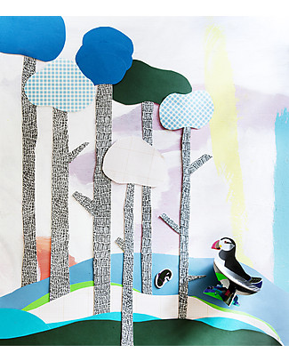 StudioRoof Popout Card Birds Theme - Puffin Jay Robin Magpie Paper & Cardboard