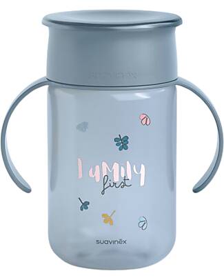 Suavinex 360° Cup My Family - Light Blue - 340 ml Cups