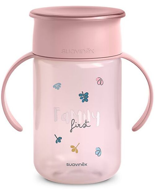 Suavinex 360° Cup My Family - Pink - 340 ml Cups