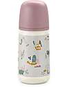 Suavinex A Walk In The Park Baby Bottle 270ml - SX Pro Silicone Nipple - Pink - from 3 Months Baby Bottles