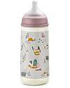 Suavinex A Walk In The Park Baby Bottle 360ml - SX Pro Silicone Nipple - Pink - from 6 Months Baby Bottles