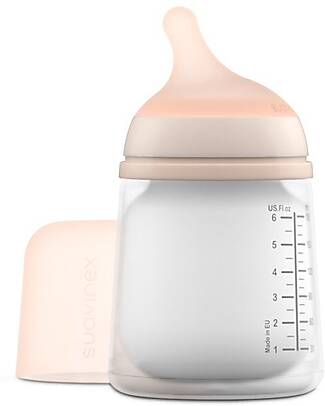 Suavinex Anti-Colic Feeding Bottle - Zero-Zero - 180 ml Baby Bottles