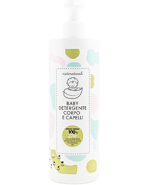 Suavinex Baby Body and Hair Liquid Gel Soap 2in1 - 400ml - Oranges and Chamomile - 100% Organic Plant Extracts Baby Bath Wash and shampoo