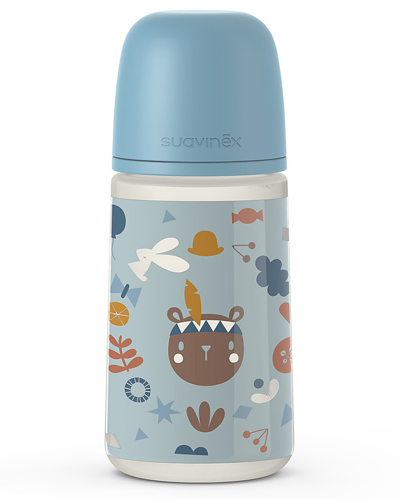 Suavinex Baby Bottle Hygge with 3 Positions Teat - 240 ml - 6-18