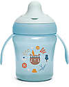 Suavinex Bottle with Handles and Non-Spill Spout Forest - Blue from 6 months Cups