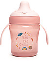 Suavinex Bottle with Handles and Non-Spill Spout Forest - Pink from 6 months Cups
