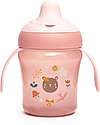 Suavinex Bottle with Handles and Non-Spill Spout Forest - Pink from 6 months Cups