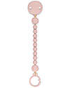 Suavinex Color Essence Silicone Dummy Clip - Nude Pacifier Chains
