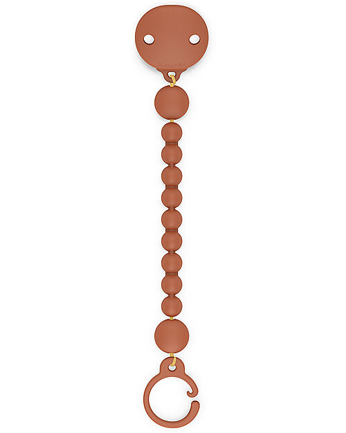 Suavinex Color Essence Silicone Dummy Clip - Orange Sunset Pacifier Chains