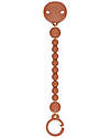 Suavinex Color Essence Silicone Dummy Clip - Orange Sunset Pacifier Chains