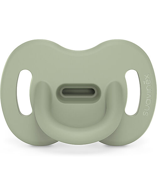 Suavinex Color Essence Silicone Pacifier - Lake Green - SX Pro Symmetrical Teat - 6-18 Months Dummies & Soothers