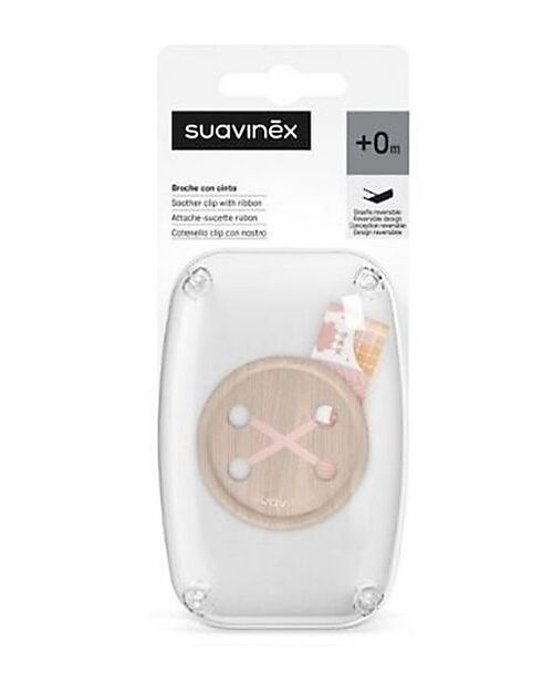 Suavinex Dreams Pacifier Clip - Pink Pacifier Chains