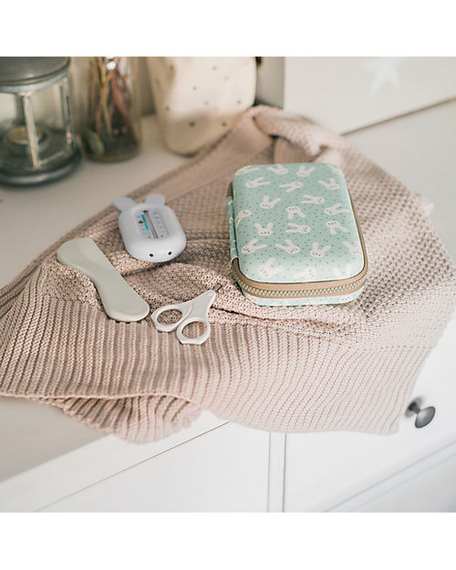 Suavinex Manicure Boy Set - from Birth - Green - 6 Accessories Kit Toilette Baby