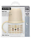 Suavinex Night&Day Bottle - with Handles 150ml - Anti-drip Technology - Lion - from 4 months Baby Bottles