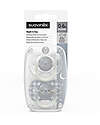 Suavinex Set of 2 Night&Day Pacifiers - Symmetrical SX Pro Silicone Teat - Bear - 0-6 Months Dummies & Soothers