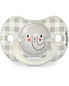 Suavinex Set of 2 Night&Day Pacifiers - Symmetrical SX Pro Silicone Teat - Elephant - 6-18 Months Dummies & Soothers