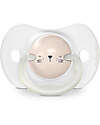 Suavinex Set of 2 Night&Day Pacifiers - Symmetrical SX Pro Silicone Teat - Rabbit - 0-6 Months Dummies & Soothers