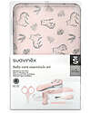 Suavinex Set Toilette - from Birth - Pink - 6 Accessories Kit Toilette Baby