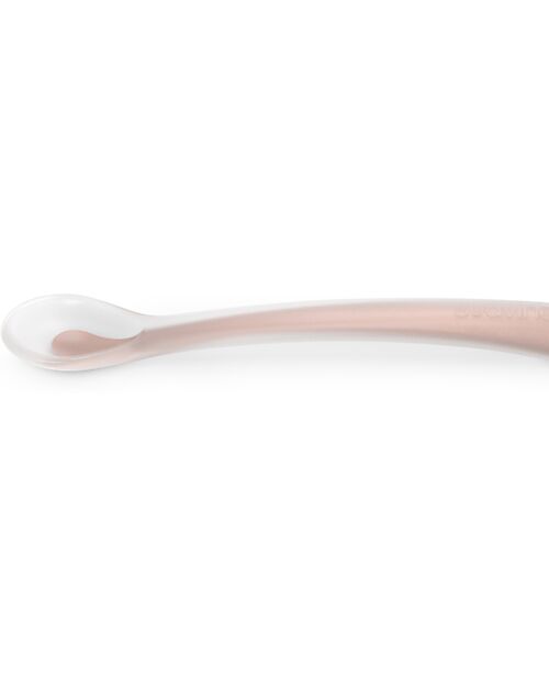 Suavinex Silicone Spoon Colour Essence - Nude - from 4 months Cutlery