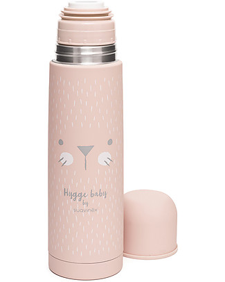 Suavinex Stainless Steel Themo Flask for Liquids - Pink - 500 ml Thermos Bottles