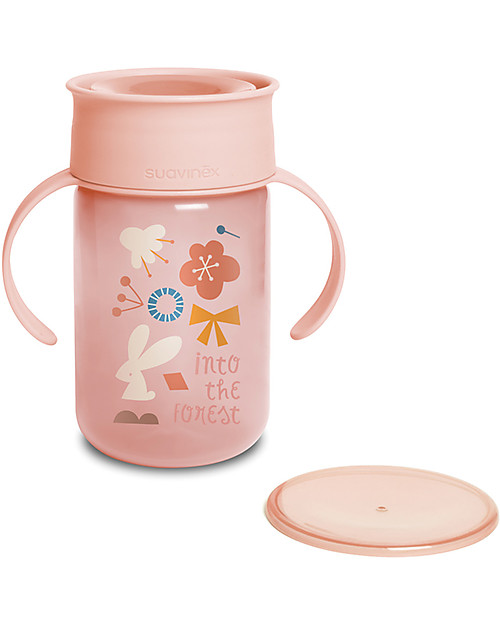Suavinex Training Cup 360° - Pink from 12 Months - Teach to Drink Cups
