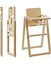 SUPAflat OUTLET SUPAflat Highchair + Cushion - Natural - SHOWROOM SAMPLE High Chairs