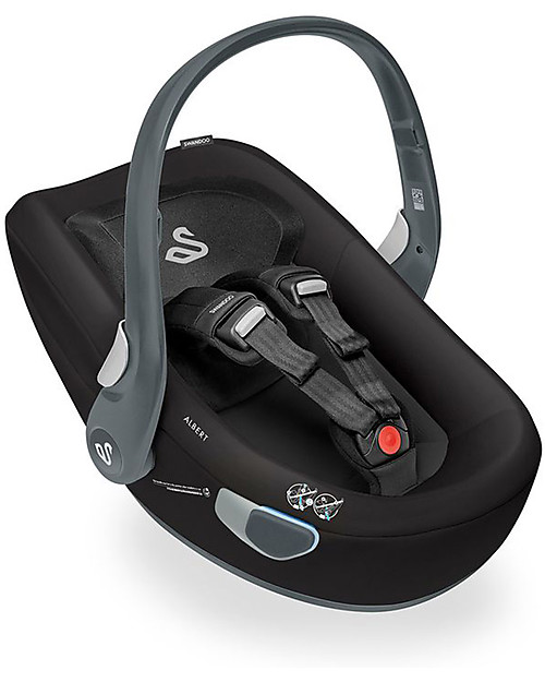 Swandoo Albert I-Size Car Seat 0+ - Black - from 0 to 18 months Car Seats Group 0+/1