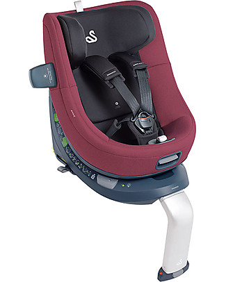 Swandoo Marie I-Size Car Seat 0+/1 - Black and Bordeaux - from 0 to 4 Years Car Seats Group 1/2/3