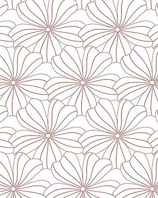 Swedish Linens Crib Fitted sheet - Flowers white 40x80cm Bed Sheets
