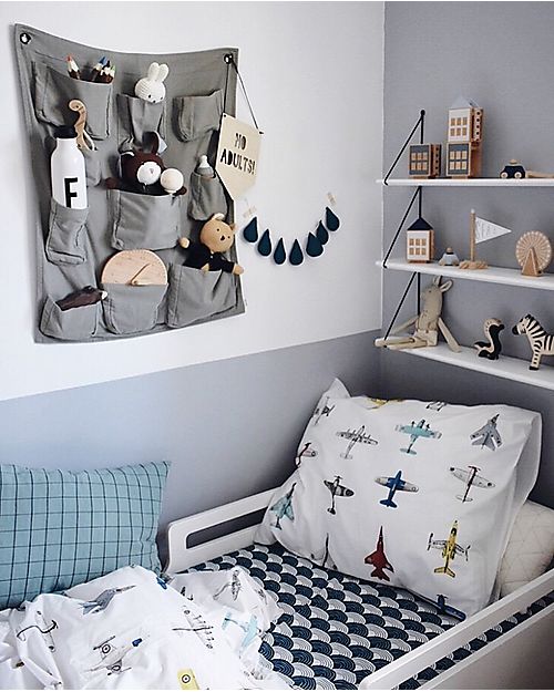 Swedish Linens Crib Fitted sheet - Rainbows Moroccan blue 70x140cm Bed Sheets and Pillow Cases