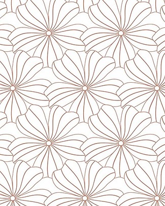 Swedish Linens Pillowcase - Flowers - White - 25x20 cm - Organic Cotton Pillows