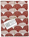 Swedish Linens Pillowcase - Rainbow - Burgundy - 25x20 cm - Organic Cotton Bed Sheets and Pillow Cases