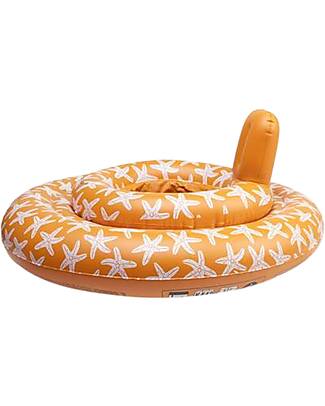 Swim Essentials Baby Float - Orange Sea Star - 0-1 Year - PVC Beach Toys
