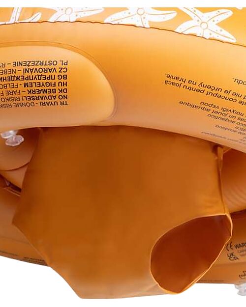 Swim Essentials Baby Float - Orange Sea Star - 0-1 Year - PVC Beach Toys