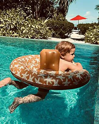 Swim Essentials Baby Float - Orange Sea Star - 0-1 Year - PVC Beach Toys
