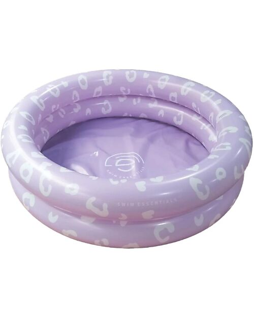 Swim Essentials Baby Swimming Pool - Lila Leopard Print - Diameter 60cm - PVC Inflatable Pools