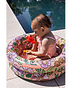Swim Essentials Baby Swimming Pool - Rose Blossom Print - Diameter 60cm - PVC Inflatable Pools