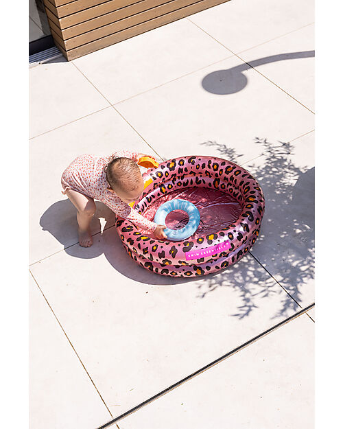 Swim Essentials Baby Swimming Pool - Rose Gold Leopard Print - Diameter 60cm - PVC Inflatable Pools
