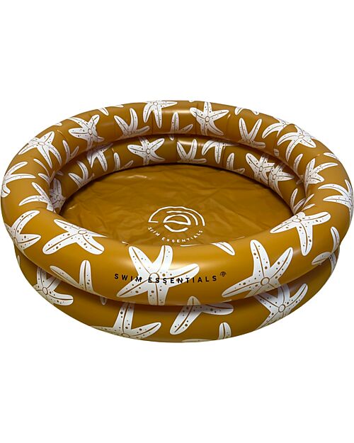 Swim Essentials Baby Swimming Pool - Rose Sea Stars Print - Diameter 60cm - PVC Inflatable Pools