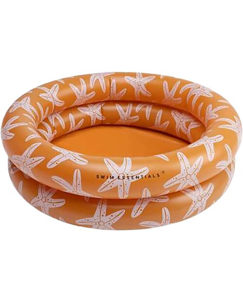 Swim Essentials Baby Swimming Pool - Rose Sea Stars Print - Diameter 60cm - PVC Inflatable Pools